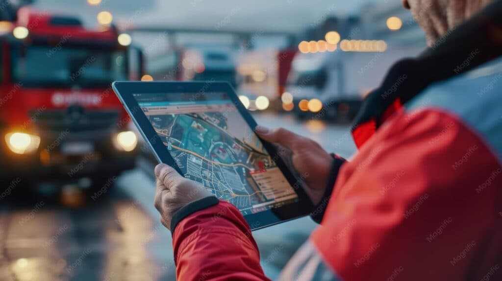 Application de géolocalisation et de suivi de flot