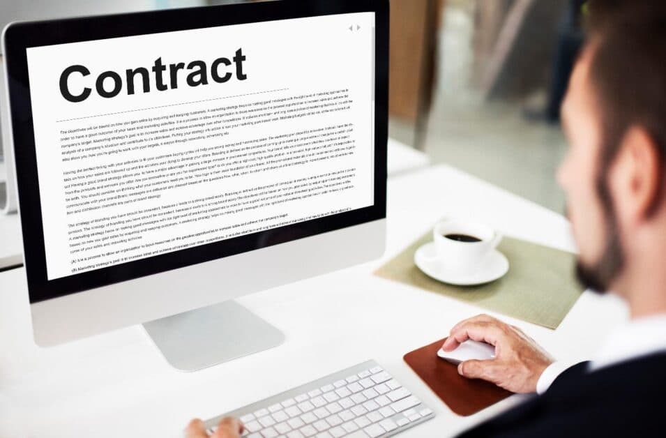 Signature électronique intégrée sur un contrat