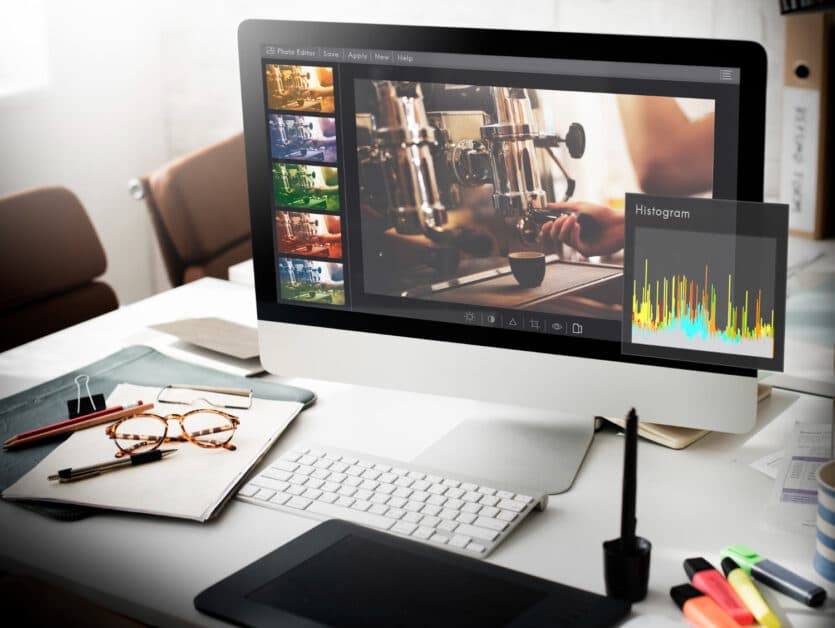 Logiciel de conception visuelle permettant d'affiner les détails graphiques d'une application