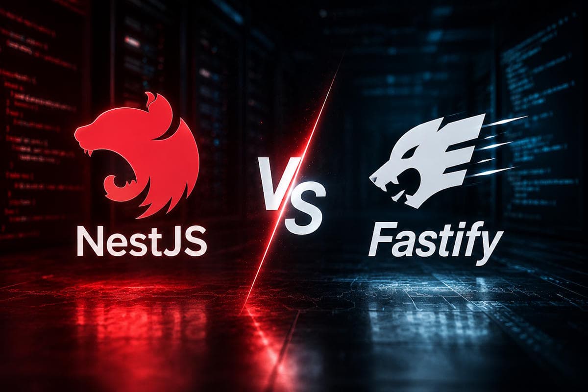 NestJS vs Fastify : quel framework Node.js backend choisir en 2026 ?