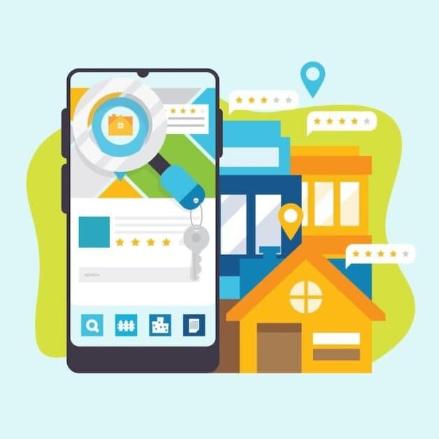 Coût app immobilière