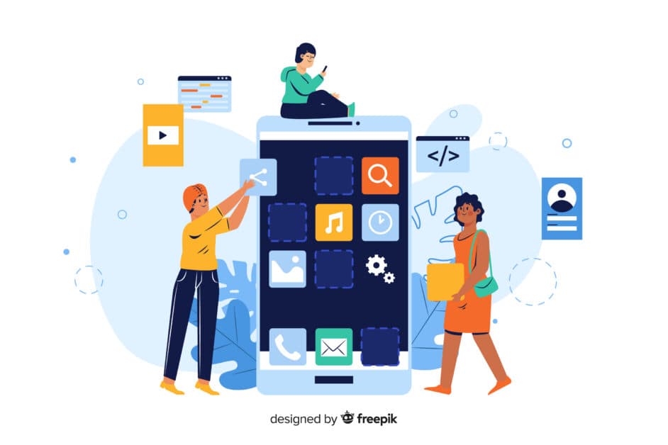 Un professionnel en tenue de chantier utilise une tablette pour consulter des plans techniques, illustrant l'efficacité d'une application métier sur le terrain.