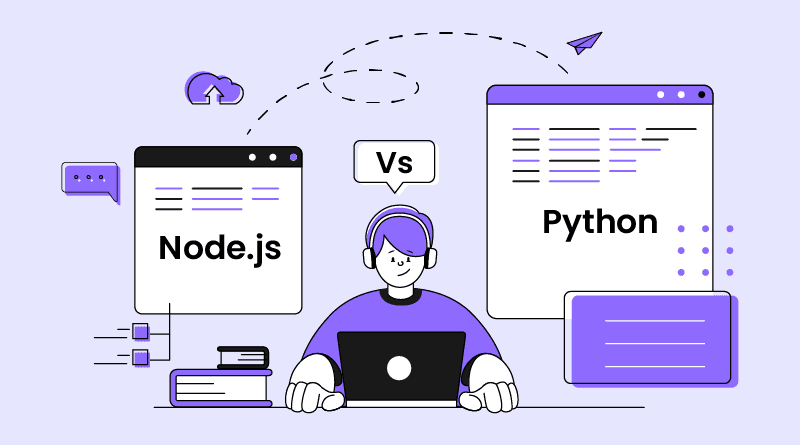 Python vs Nodejs : Productivité et rapidité de développement