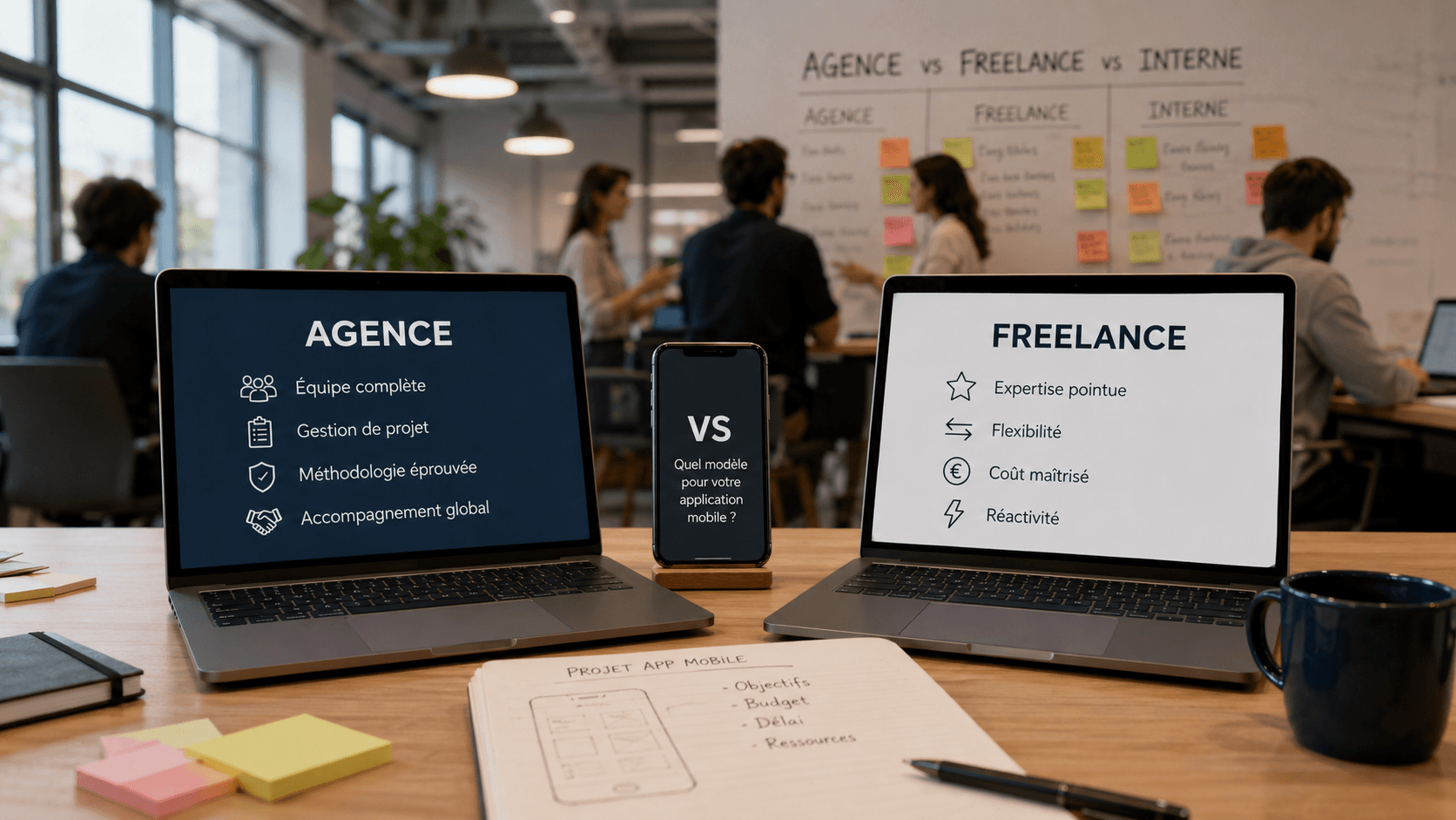 Agence, freelance ou recrutement interne : comment développer son app ?