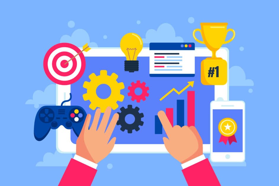 Système de badges pour la gamification application