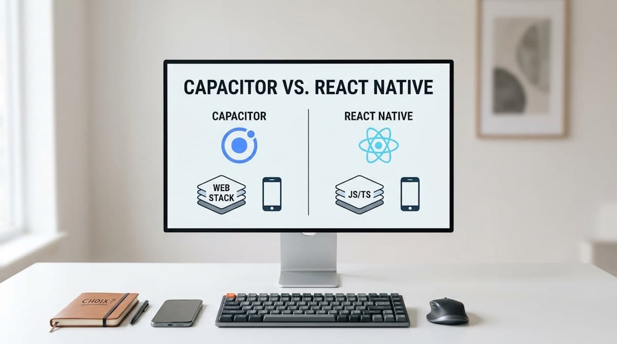 Capacitor vs React Native en 2026 : quel framework mobile choisir ?