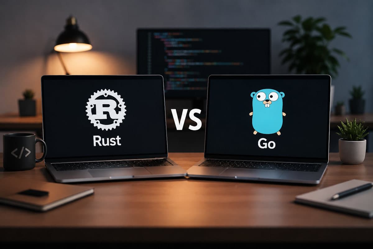Rust vs Go : quel langage pour vos services backend haute performance