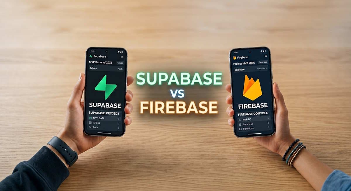 Supabase vs Firebase : quel Backend-as-a-Service choisir pour votre MVP en 2026 ?