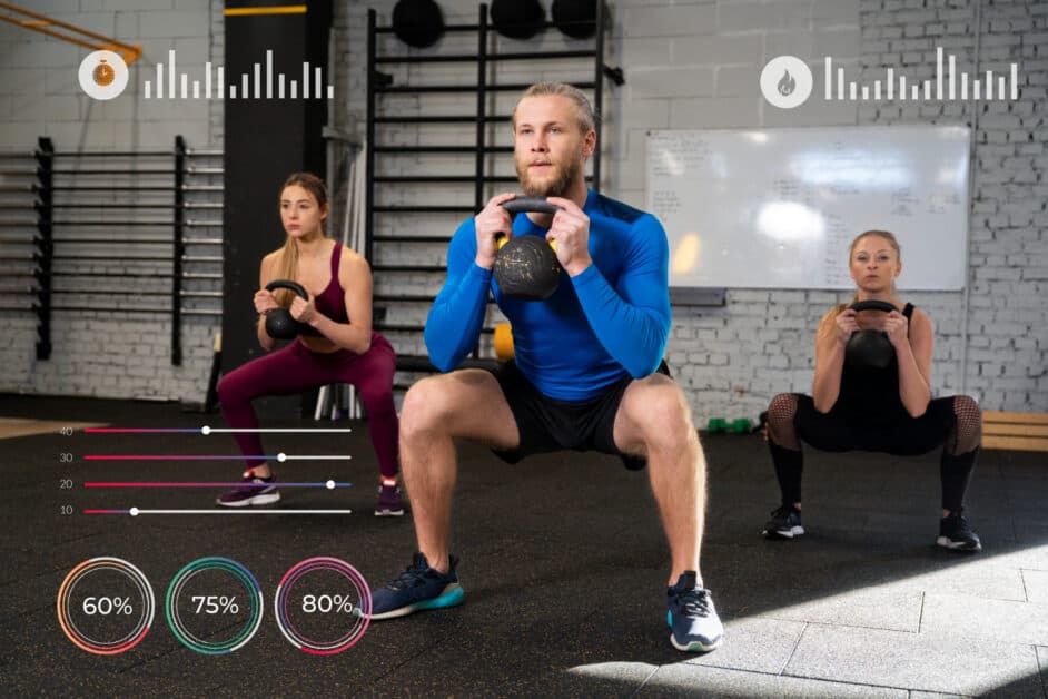 Interface de réalité augmentée pour une application gestion club de sport