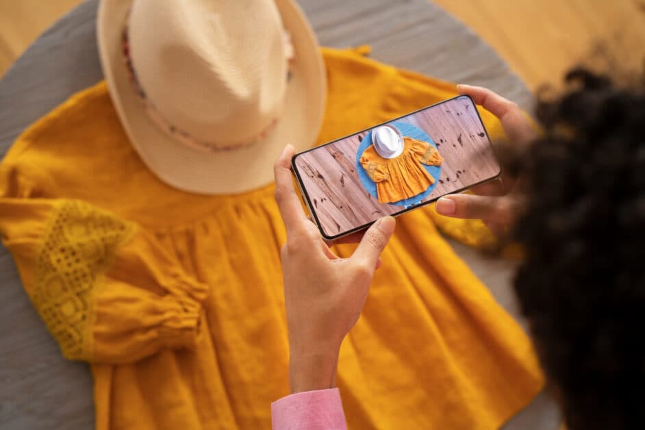 Capture de visuels produits pour une application mobile luxe interactive et immersive