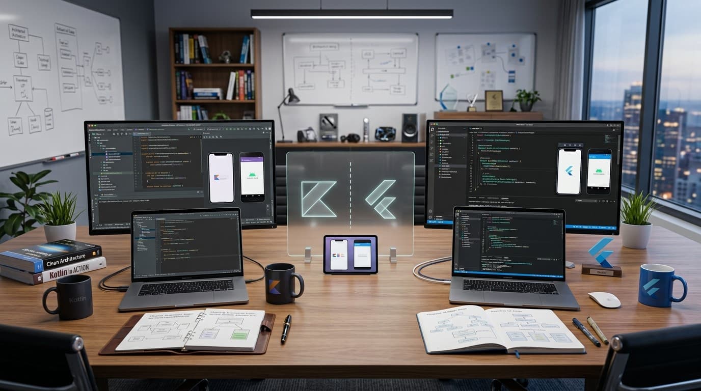 Kotlin Multiplatform vs Flutter en 2026 : quel framework cross-platform pour votre application mobile ?