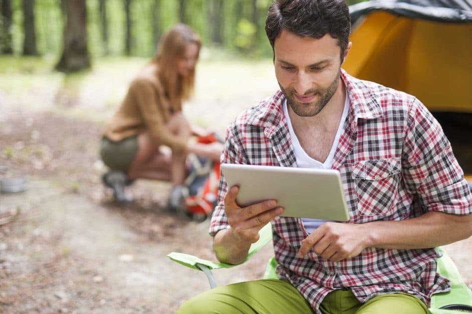 Géolocalisation application mobile tourisme et camping